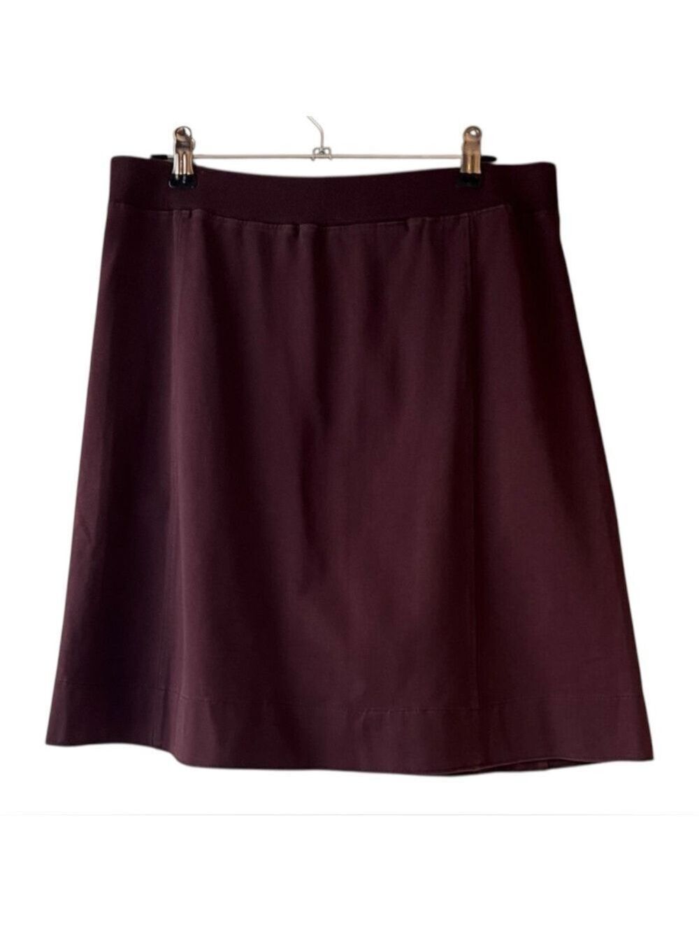 PATAGONIA Burgundy Organic Cotton A-Line Skirt
